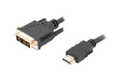 Näyttökaapeli - Lanberg adapter cable - HDMI / DVI - 1.8 m - CA-HDDV-10CC-0018-BK