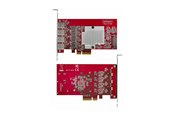 Ohjainkortit - StarTech.com - USB adapter - PCIe 3.0 x4 - USB 3.2 Gen 2 x 4 - TAA Compliant - P10Q4A-USB-CARD