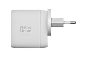 Puhelin - Adapterit & Laturit - Native Union Fast GaN Charger PD 67W - White - FAST-PD67-WHT-2CA