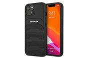 Puhelin - Kannet ja kotelot - Mercedes AMG Leather Debossed Lines Case for iPhone 13 mini - Black - 3666339018931
