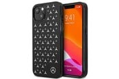Puhelin - Kannet ja kotelot - Mercedes Silver Stars Pattern Case for iPhone 13 mini - Black - 3666339020217