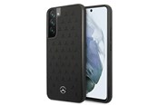 Puhelin - Kannet ja kotelot - Mercedes Leather Stars Pattern Case for Samsung Galaxy S22+ - Black - 3666339044107