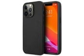 Puhelin - Kannet ja kotelot - Mercedes AMG Leather Hot Stamped Case for iPhone 14 Pro - Black - 3666339071325
