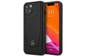 Puhelin - Kannet ja kotelot - Mercedes  Leather Urban Case for iPhone 14 Plus - Black - 3666339082673