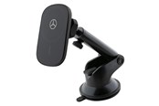 Puhelin - Muut lisävarusteet - Mercedes Silver Stars MagSafe 15W Induction Mount for Dashboard or Windshield - Black - 3666339169831