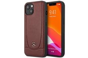 Puhelin - Kannet ja kotelot - Mercedes Leather Urban Bengale Case for iPhone 15 - Red - 3666339171827