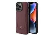 Puhelin - Kannet ja kotelot - Mercedes Leather Urban Bengale Case for iPhone 15 Pro - Red - 3666339171834