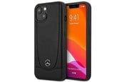 Puhelin - Kannet ja kotelot - Mercedes Leather Urban Case for iPhone 15 Plus - Black - 3666339171865