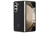 Puhelin - Kannet ja kotelot - Mercedes  Leather Urban Case for Samsung Galaxy Z Fold 5 - Black - 3666339172046
