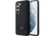 Puhelin - Kannet ja kotelot - Mercedes Leather Urban Case for Samsung Galaxy S23 FE - Black - 3666339218652