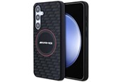 Puhelin - Kannet ja kotelot - Mercedes AMG Silicone Carbon Pattern MagSafe Case for Samsung Galaxy S24 - Black - 3666339241728