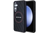 Puhelin - Kannet ja kotelot - Mercedes AMG Silicone Carbon Pattern MagSafe Case for Samsung Galaxy S24+ - Black - 3666339241735