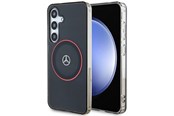 Puhelin - Kannet ja kotelot - Mercedes  Double Layer W Red MagSafe Case for Samsung Galaxy S24 - Black - 3666339246181