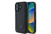 Puhelin - Kannet ja kotelot - Mercedes Leather Urban Case for iPhone 16 Plus - Black - 3666339345815