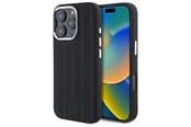 Puhelin - Kannet ja kotelot - Mercedes MEHMP16L23SUVSK iPhone 16 Pro 6.3" Black/Black Hardcase Silicone Vertical Tonal Stripes MagSafe - 3666339327064