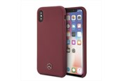 Puhelin - Kannet ja kotelot - Mercedes Silicone Line Case for iPhone X/XS - Red - 3700740411872