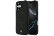 Puhelin - Kannet ja kotelot - Mercedes Plain Smooth Leather MagSafe Case for iPhone 17 - Black - 3666339568481