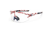 Pyörätarvikkeet - Rockbros Cycling Glasses Photochromic with UV Protection and Corrective Insert 14120008002 - USA Pattern - White - 8386824303735