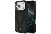 Puhelin - Kannet ja kotelot - Mercedes Leather The Move MagSafe Case for iPhone 17 Pro - Black - 3666339506681