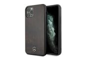 Puhelin - Kannet ja kotelot - Mercedes Wood Line Rosewood Case for iPhone 11 Pro Max - Brown - 3700740470688