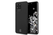 Puhelin - Kannet ja kotelot - Mercedes Silicone Line Case for Samsung Galaxy S20 Ultra - Black - 3700740473580