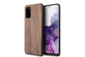 Puhelin - Kannet ja kotelot - Mercedes Wood Line Walnut Case for Samsung Galaxy S20+ - Brown - 3700740473634