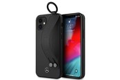 Puhelin - Kannet ja kotelot - Mercedes  Strap Line Case for iPhone 12 mini - Black - 3700740483862