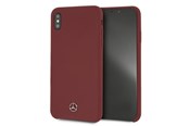 Puhelin - Kannet ja kotelot - Mercedes Silicone Line Case for iPhone Xs Max - Red - 3700740438190