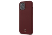 Puhelin - Kannet ja kotelot - Mercedes  Silicone Line Case for iPhone 12 Pro Max - Red - 3700740483855