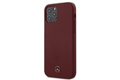Puhelin - Kannet ja kotelot - Mercedes Silicone Line Case for iPhone 12 / iPhone 12 Pro - Red - 3700740483848