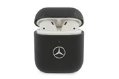 Puhelin - Kannet ja kotelot - Mercedes Electronic Line Case for AirPods 1/2 - Black - 3700740486795