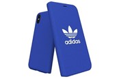 Puhelin - Kannet ja kotelot - Adidas OR Booklet Case Canvas for iPhone X/Xs - Blue - 8718846058421