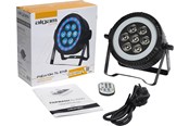 Musiikki-instumentit & DJ-laitteet - Algam Lighting 7 x 6W LED Par Wash, jossa RGB LED -rengas - LAL PARWASH76-RING