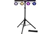 Musiikki-instumentit & DJ-laitteet - Algam Lighting 2-in-1 LED-kohdevalot telineessä jalkakytkimellä - LAL STAGE-BAR II