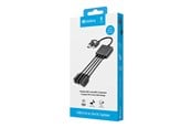 USB hub - Sandberg USB-C/A to 2A+2C Splitter USB hub - 4 porttia - Musta - 136-81