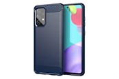 Puhelin - Kannet ja kotelot - Hurtel Carbon Case Flexible Cover TPU Case for Samsung Galaxy A72 4G Blue - 5907769324741