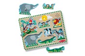 Palapelit - Melissa & Doug Sound Puzzle Zoo Animals - 727/50215