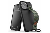 Puhelin - Kannet ja kotelot - Adidas OR Hand Strap Case for iPhone 13 Pro / iPhone 13 - Black & Green - 8718846095686