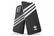 Puhelin - Kannet ja kotelot - Adidas OR Booklet Case PU for iPhone 13 Pro / iPhone 13 - Black & White - 8718846095693