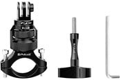 Action-kameran lisälaitteet - Puluz 360° Aluminum Steering Wheel Mount – Black - PU796B