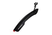 Polkupyörän valot - Rockbros DNB8001 mudguard with red LED light - black - DNB8001BK
