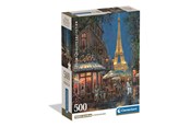 Palapelit - Clementoni Puzzle 500 Pcs CB High Quality Collection Night of the Eiffel Café - 35577