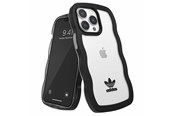 Puhelin - Kannet ja kotelot - Adidas OR Wavy Case for iPhone 13 Pro / iPhone 13 - Black and Clear - 8718846109505