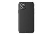 Puhelin - Kannet ja kotelot - Hurtel Soft Case for Samsung Galaxy A04s thin Silicone Cover Black - 9145576269411