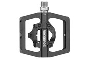 Pyörätarvikkeet - Rockbros PD15-BK Aluminum Alloy Bicycle Pedal Set - Black - PD15-BK