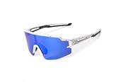 Pyörätarvikkeet - Rockbros Polarized Cycling Glasses with UV Protection and Corrective Insert Blue Lenses - White - 8386824303780