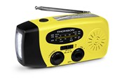 DAB, Verkko- & Kelloradiot - Thomson Emergency Hand Crank Radio - Yellow - AM/FM - Mono - Keltainen - RT260Y