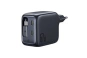 Puhelin - Adapterit & Laturit - Baseus EnerCore CJ11 67W Wall Charger with Two USB-C Ports and Retractable USB-C Cable - Black - E0121E00