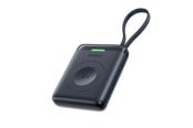 Powerbank - Baseus EnerFill FW11 5W Power Bank for Apple Watch with Built-in Cable - Black Powerbank - musta - E0205301