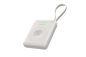 Powerbank - Baseus EnerFill FW11 5W Power Bank for Apple Watch with Built-in Cable - White Powerbank - Valkoinen - E0205302